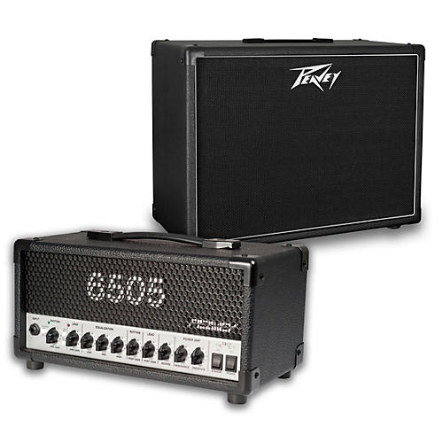 Peavey 6505 MH Micro 20W Tube Guitar Amp Head with 112-6 25W 1x12 Cabinet