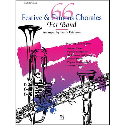 Alfred 66 Festive and Famous Chorales for Band 1st B-Flat Trumpet
