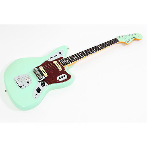 Fender Custom Shop '66 Jaguar Deluxe Closet Classic Electric Guitar Condition 3 - Scratch and Dent Aged Surf Green 197881340797