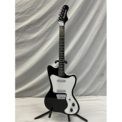 Danelectro 67 DANO Solid Body Electric Guitar Black and White