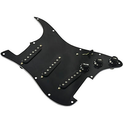 Mojotone 67 Quiet Coil With Hot Bridge Strat Pickup Prewired Pickguard