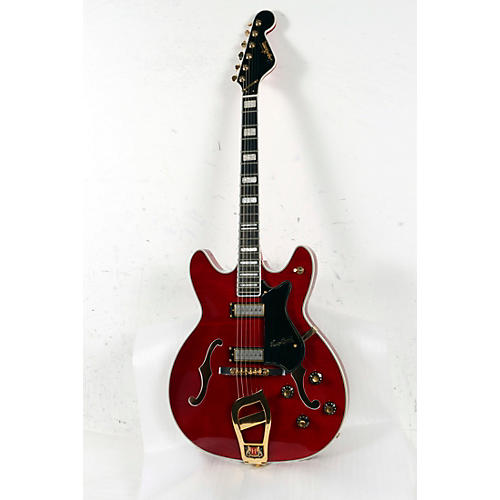 Hagstrom '67 Viking II Hollowbody Electric Guitar Condition 3 - Scratch and Dent Transparent Wild Cherry 197881058555