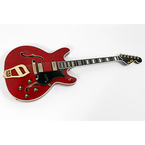 Hagstrom '67 Viking II Hollowbody Electric Guitar Condition 3 - Scratch and Dent Transparent Wild Cherry 197881070786