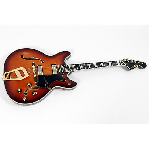Hagstrom '67 Viking II Limited-Edition Hollowbody Electric Guitar Condition 3 - Scratch and Dent Vintage Sunburst 197881102272