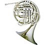 Hans Hoyer 6802NS Heritage Kruspe Series Double Horn with String Linkage and Fixed Bell Nickel Silver Fixed Bell