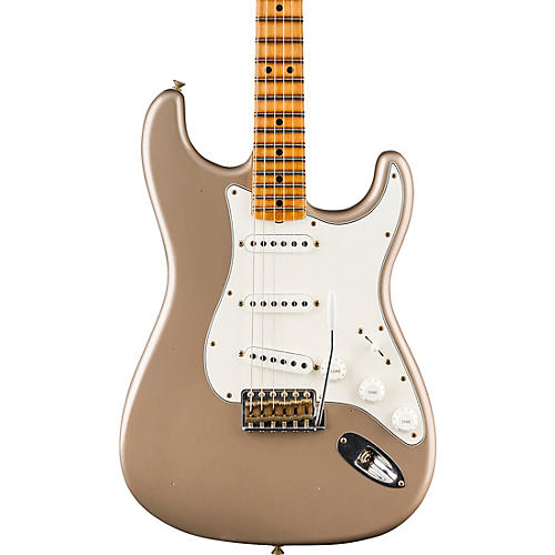 Fender Custom Shop 69 Stratocaster Journeyman Relic Electric Guitar Faded Shoreline Gold