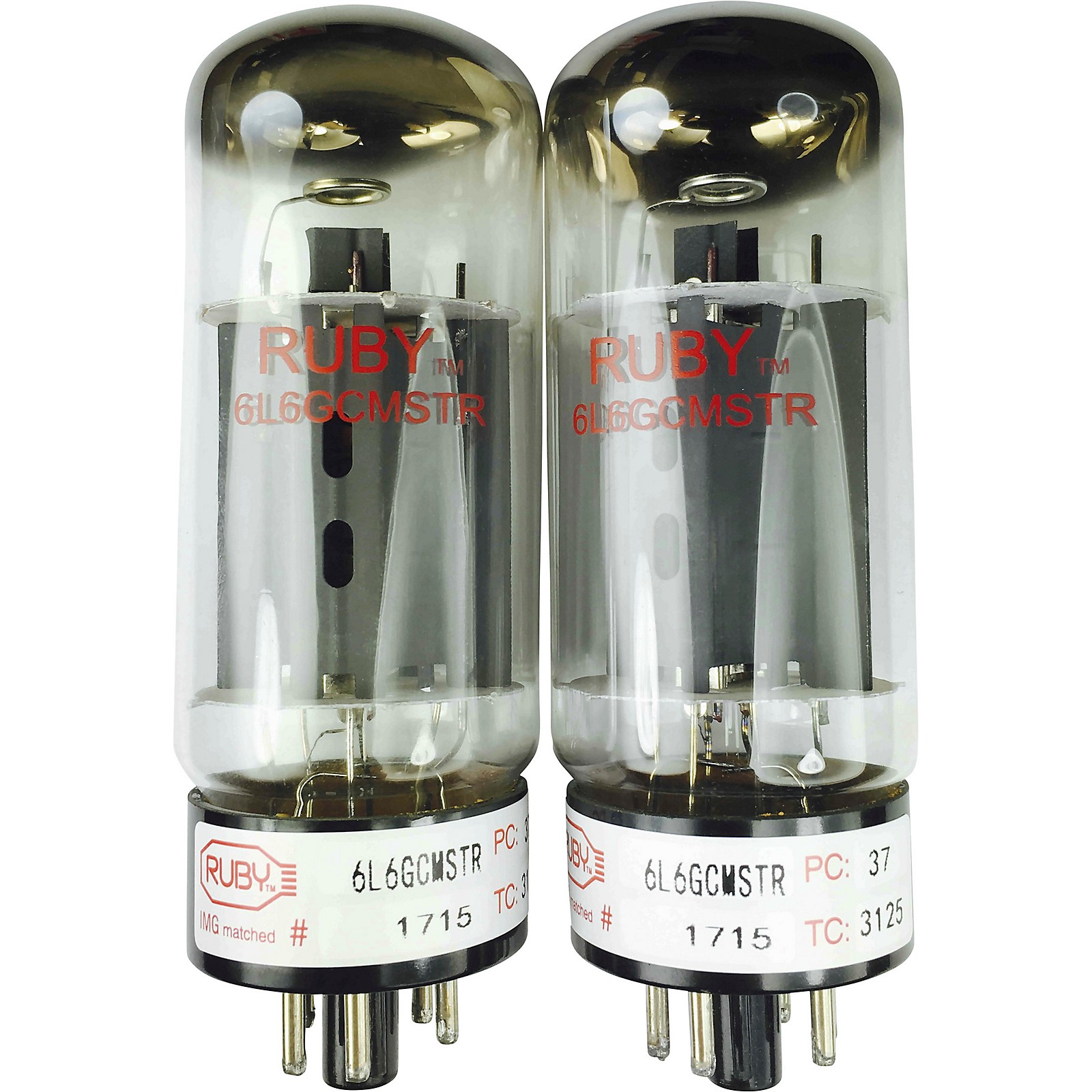 Ruby 6L6GCMSTR Matched Amp Tubes Musician's Friend