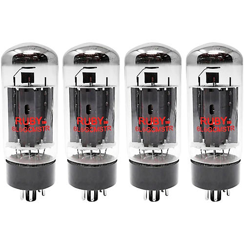 Ruby 6L6GCSMTR Power Vacuum Tube Matched Quad