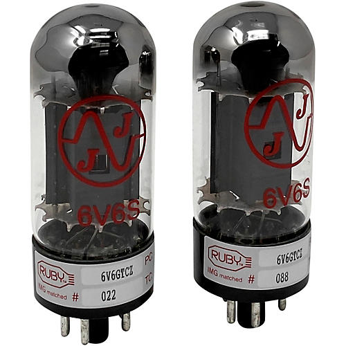 Ruby 6V6 Matched Amp Tubes Matched Pair