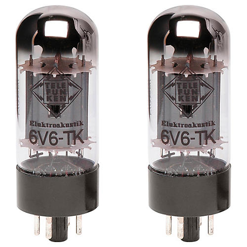 Telefunken 6V6-TK Power Tubes Pair