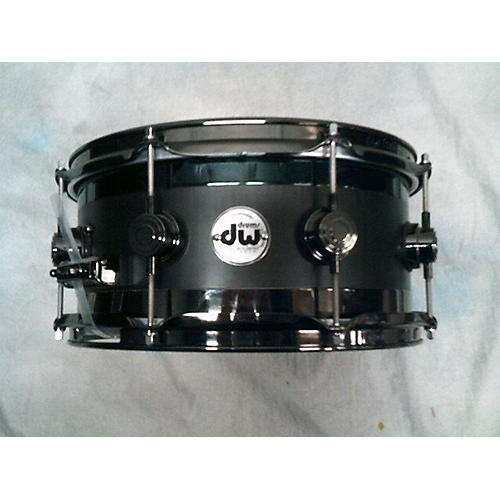 DW 6X13 Collector's Series Double Edge Drum Black Satin 12