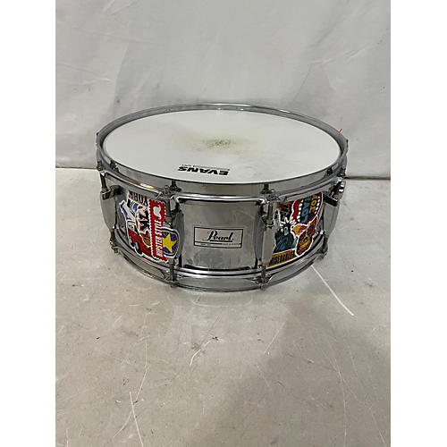 Pearl 6X14 CHROME STEEL SNARE Drum Chrome 13