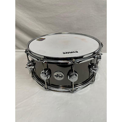 DW 6X14 COLLECTOR'S SERIES BLACK NICKEL OVER BRASS Drum