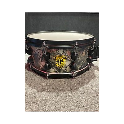 SJC Drums 6X14 JOSH DUN TRENCH CAMO SNARE Drum