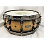 Used Orange County Drum & Percussion 6X14 MAPLE Drum NATURAL BLACK BURST 13