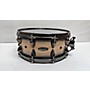 Used Orange County Drum & Percussion 6X14 Maple Snare Drum natural black burst 13
