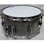 Used Barton Drums 6X14 North American Maple Drum Silver Sparkle 13