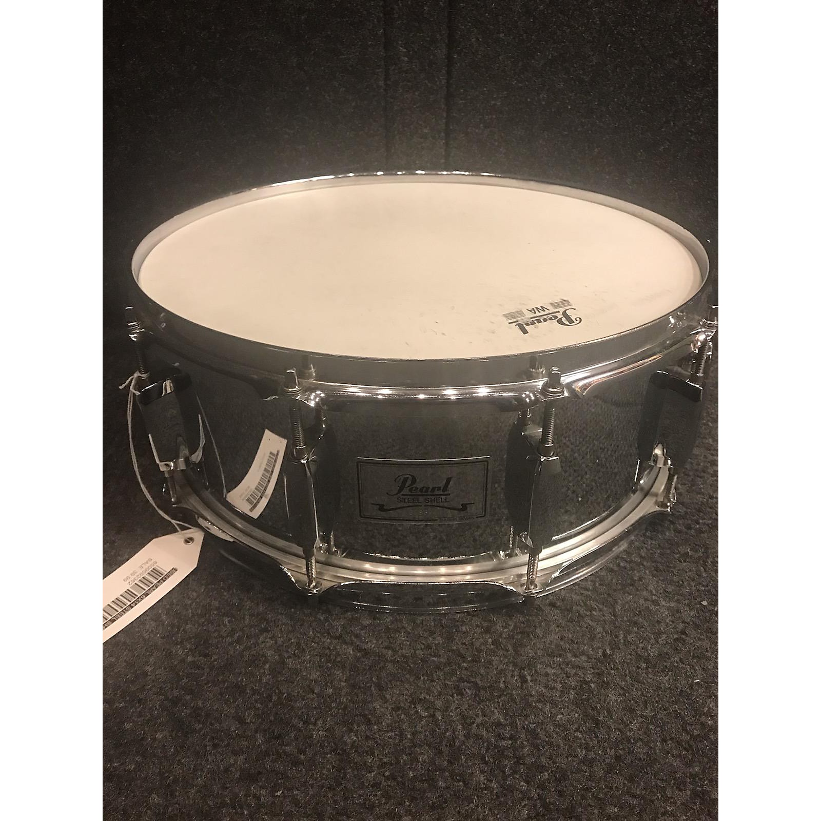 Used Pearl 6X14 STEEL SHELL Drum Chrome 13 Musician's Friend