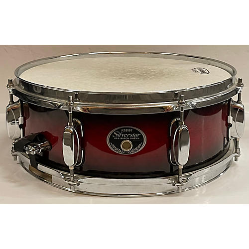 TAMA 6X14 Silverstar Snare Drum Crimson Red Burst 13