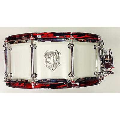 SJC Drums 6X14 W3331 Red Oyster Maple Drum