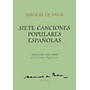 UNION MUSICALE 7 Canciones Populares Espanolas (for Viola and Piano) Music Sales America Series