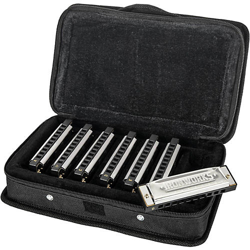 7-Pack of Blues Style Harmonicas