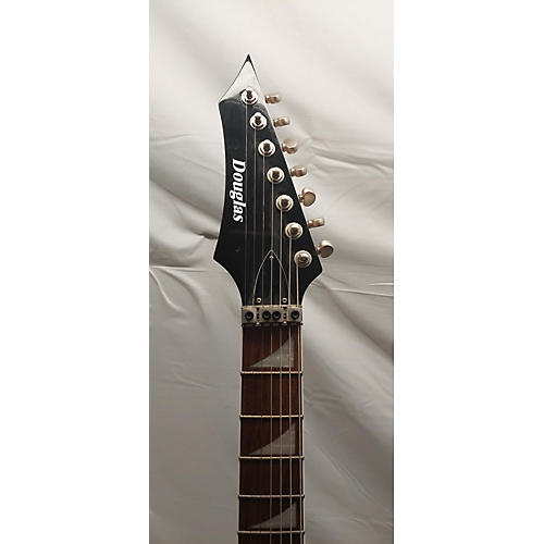 Douglas 7 String Floyd Solid Body Electric Guitar Black