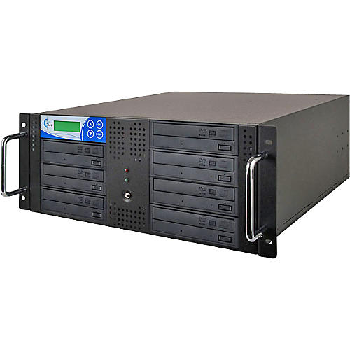 7 Target Rack DVD and CD Rack Mount Duplication System