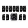 IK Multimedia 7.1.4 iLoud Micro Monitor Pro Immersive Studio Monitor Bundle - Black