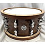 Used PDP by DW 7.5X14 Limited-Edition Dark Stain Maple And Walnut Snare With Walnut Hoops And Chrome Hardware Drum Walnut 132