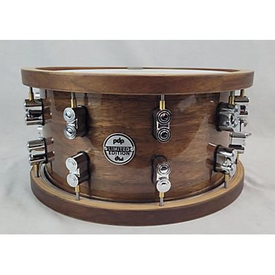 PDP by DW 7.5X14 Limited-Edition Maple And Walnut Snare With Walnut Hoops Drum
