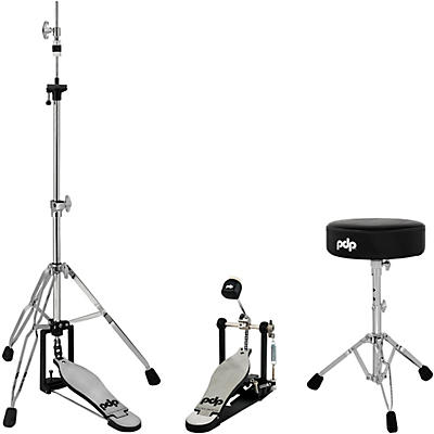 PDP by DW 700 Series 3-Piece Drum Hardware Pack - Single Pedal