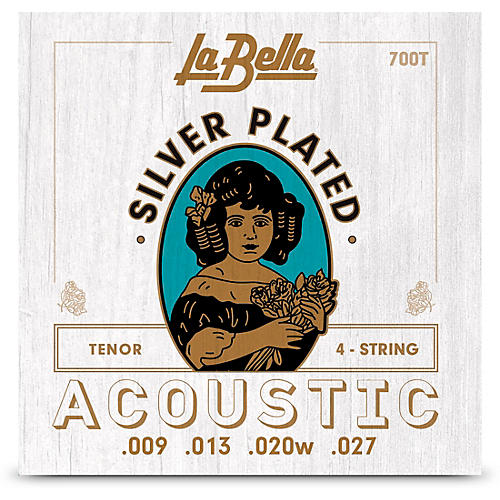 LaBella 700T Silver-Plated Tenor 4-String Acoustic Strings