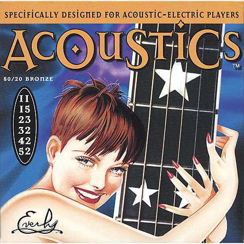 7011 Acoustics 80/20 Light Acoustic-Electric Guitar Strings