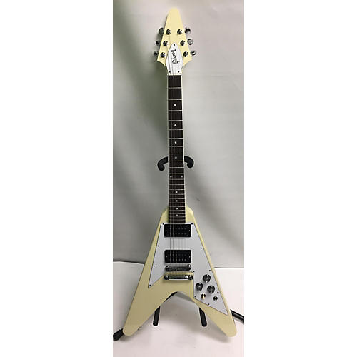Gibson 70's Flying V Solid Body Electric Guitar Classic White