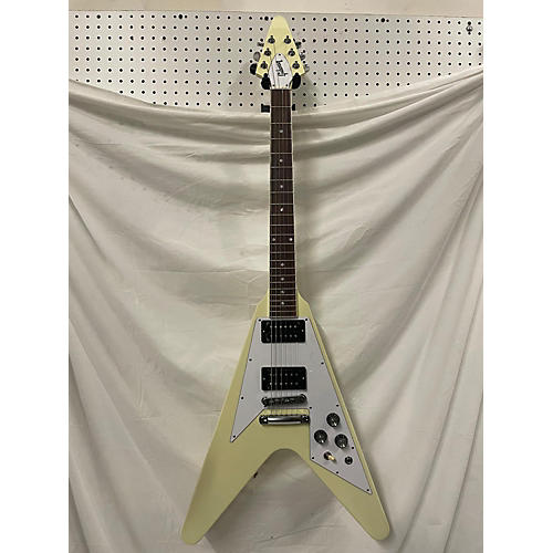 Gibson '70s Flying V Solid Body Electric Guitar Classic White