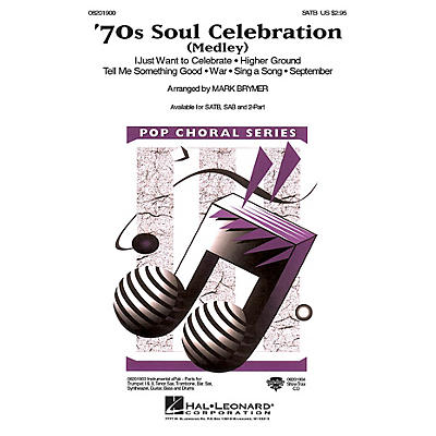 Hal Leonard 70s Soul Celebration (Medley) SAB Arranged by Mark Brymer