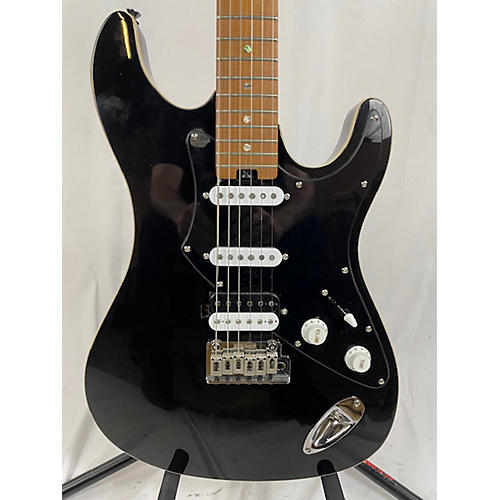 Fullerton 714 DG Solid Body Electric Guitar Black