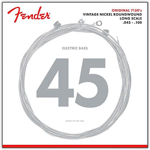 Fender 7150ML Pure Nickel Long Scale Bass Strings - Medium Light