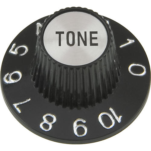 '72 Telecaster Skirted Black Tone Knob