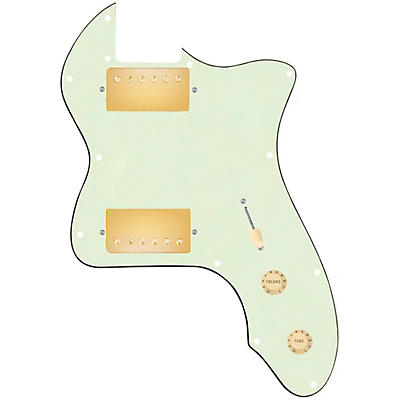 920D Custom '72 Thinline Tele Loaded Pickguard With Gold Smoothie Humbuckers & Aged White Knobs