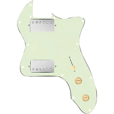 920d Custom 72 Thinline Tele Loaded Pickguard With Nickel Smoothie Humbuckers with Aged White Knobs