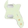 920d Custom 72 Thinline Tele Loaded Pickguard With Nickel Smoothie Humbuckers with Aged White Knobs Mint Green