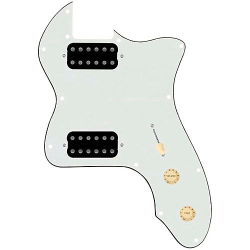 920d Custom 72 Thinline Tele Loaded Pickguard With Uncovered Smoothie Humbuckers with Aged White Knobs Parchment