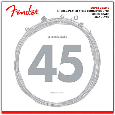 Fender 7250-5M Super Bass Nickel-Plated Steel Long Scale 5-String Bass Strings - Medium