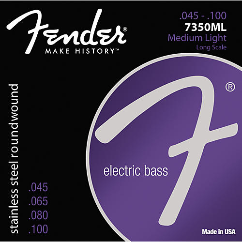 7350ML Stainless Steel Long Scale Bass Strings - Medium Light