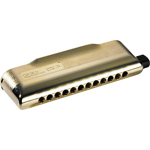 7545G CX-12 Gold Chromatic Harmonica
