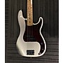 Used Fender 75th Anniversary Precision Bass Electric Bass Guitar Metallic Silver
