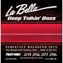 LaBella 760FHB2 Deep Talkin' Bass Flat Wound Light Strings for Hofner Beatke Bass - (39-96)