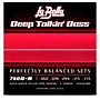La Bella 760G-B Deep Talkin' Bass Gold White Nylon Tape Wound 5-String Bass Strings - Standard 60 - 135